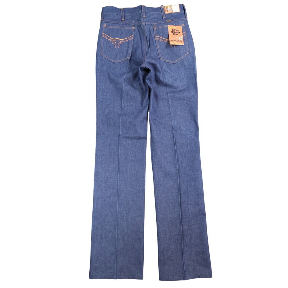 Maverick Fashion Jean Mens 32L Blue Cotton Denim Vintage 70s 80s Made in USA NOS